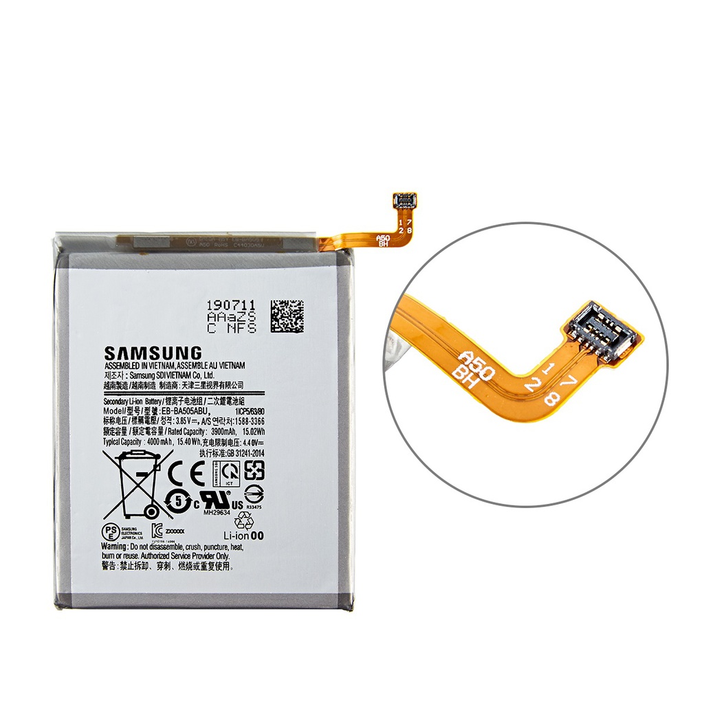 Bateria para Samsung A20 / A30 / A30s / A50 / A50s EB-BA505ABU