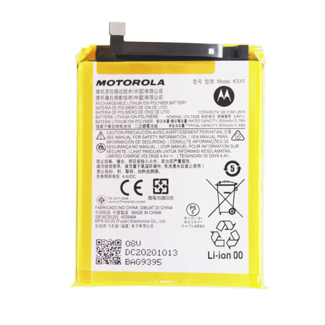 Bateria para Motorola E6 Play / E6s / E6i KS40 Original SVC
